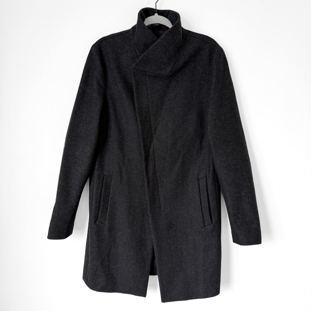All Saints High Collar Italian Cloth Coat